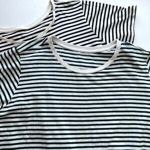 Universal Standard Tee Rex Stripe Crewneck Short Sleeve Tee XL 26-28